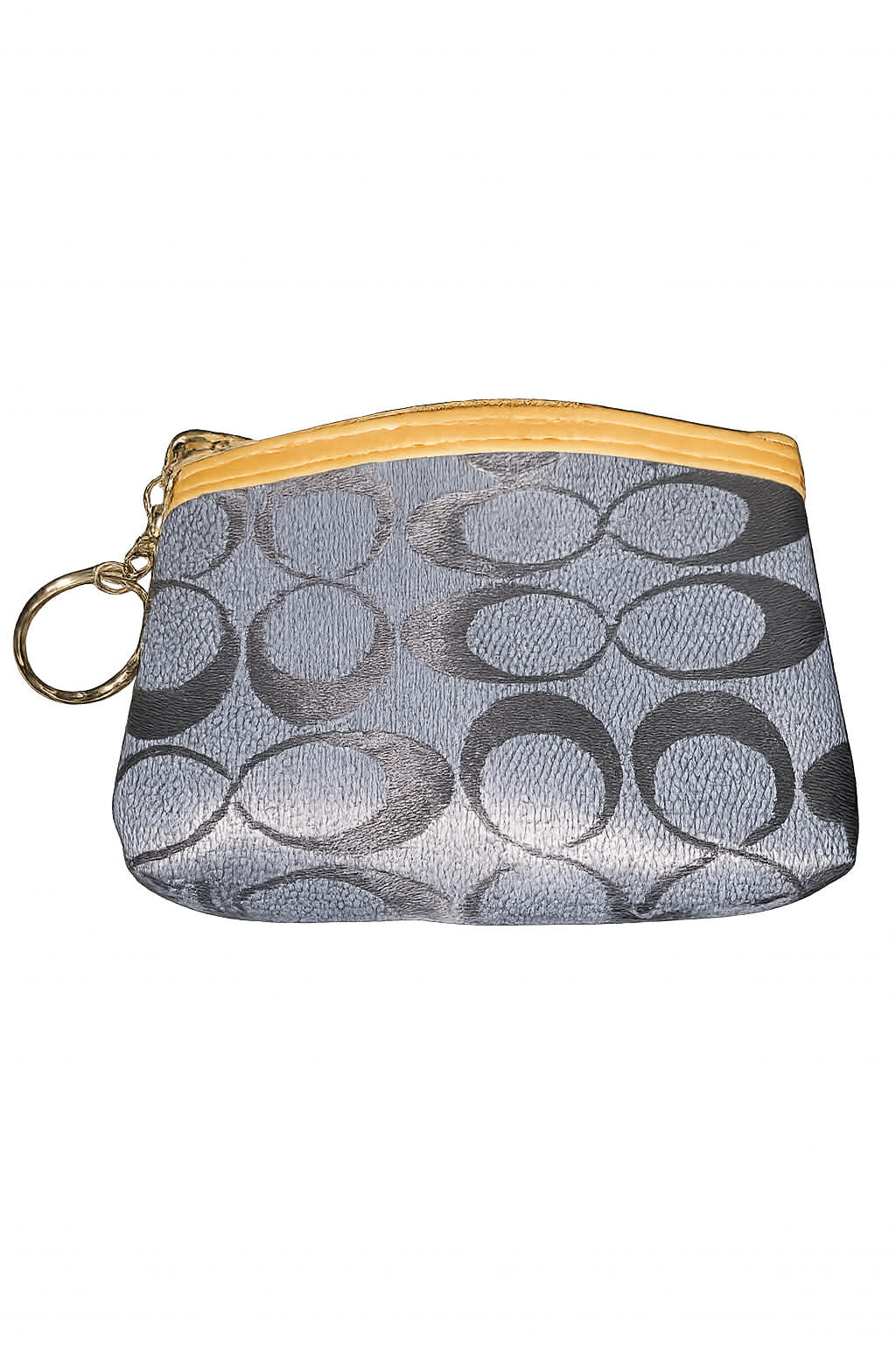Mini Zip Coin Pouch with Keyring