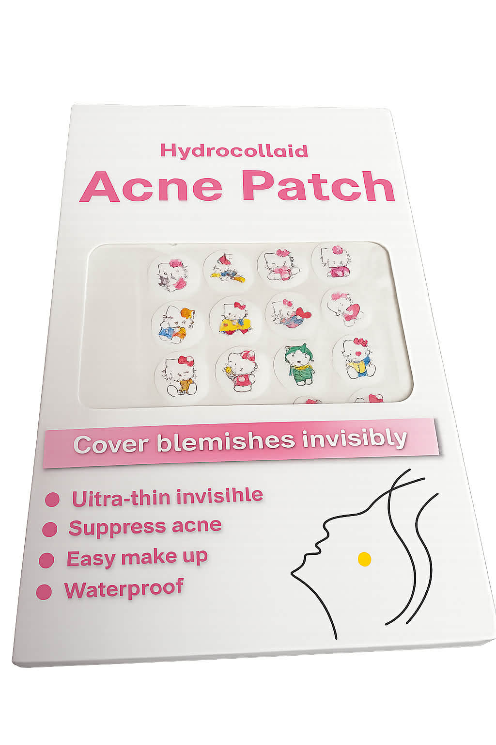 Hydrocolloid Acne Patch (Cute Character Design)