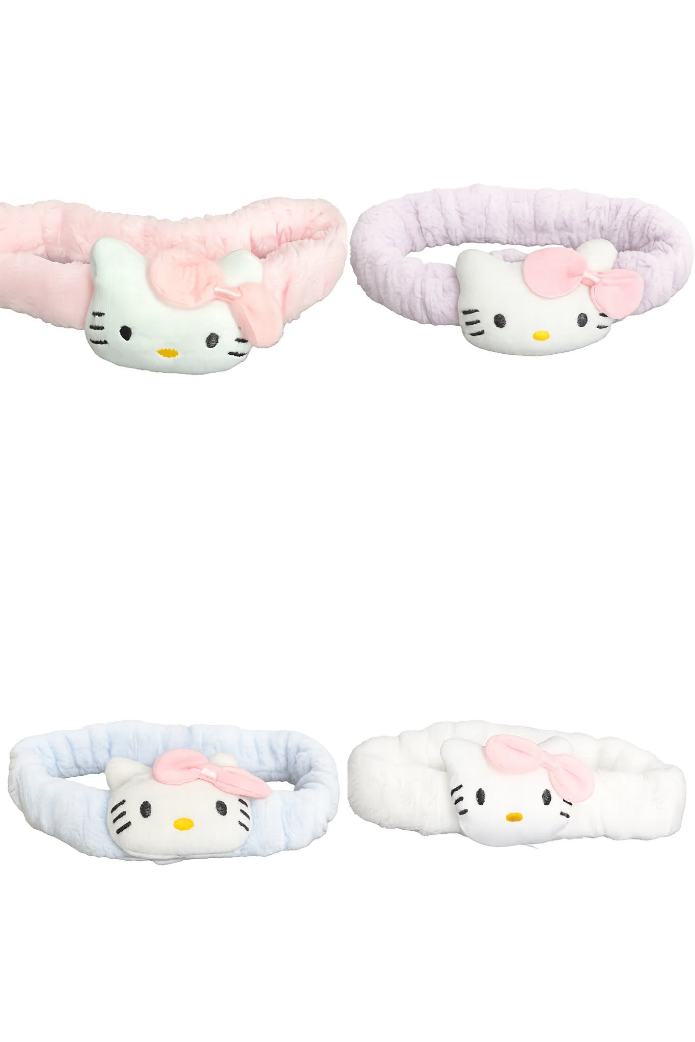 Super soft plush character spa headbands