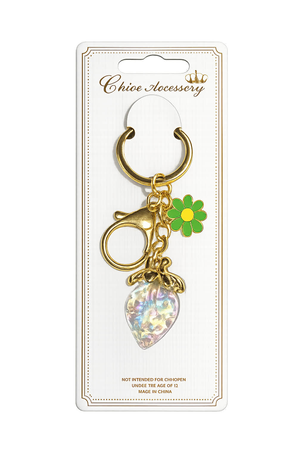 Strawberry Charm Keychain