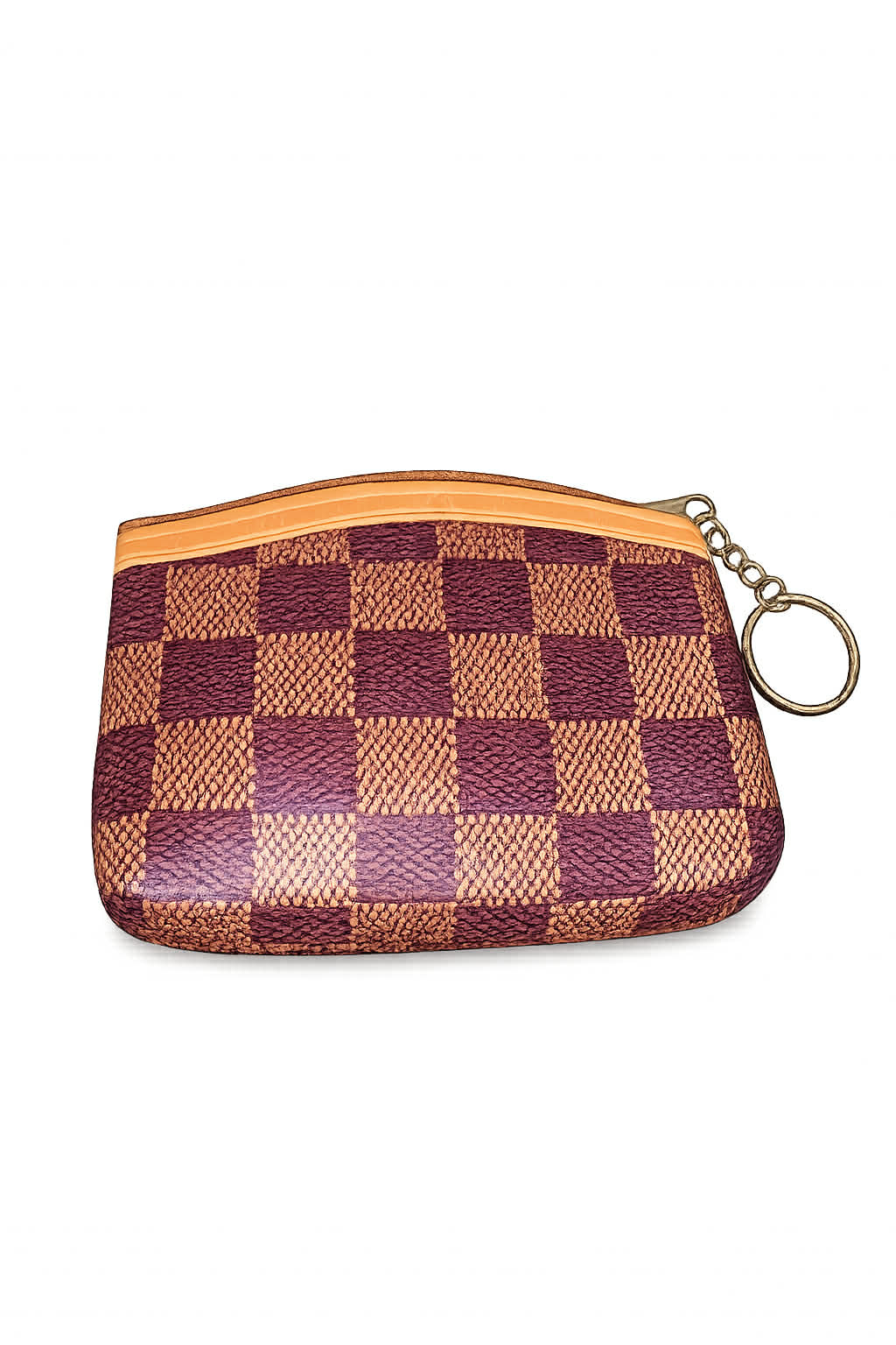 Mini Zip Coin Pouch with Keyring