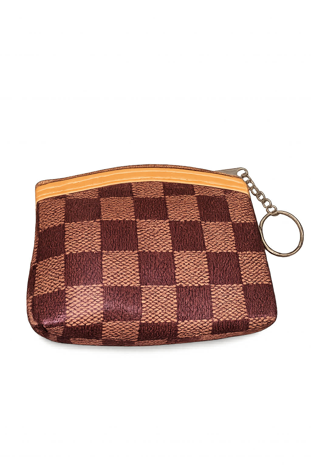 Mini Zip Coin Pouch with Keyring