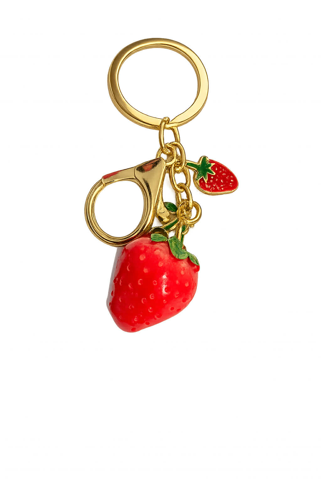 Strawberry Charm Keychain