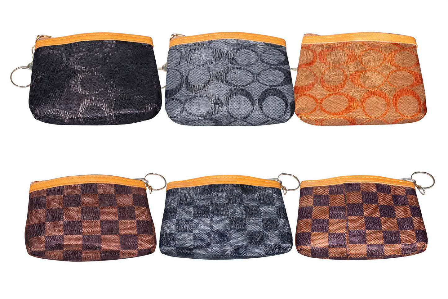 Mini Zip Coin Pouch with Keyring