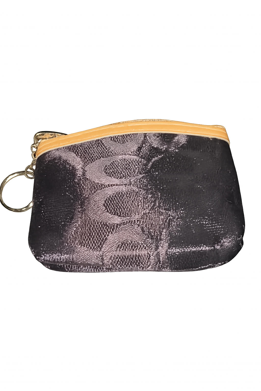 Mini Zip Coin Pouch with Keyring