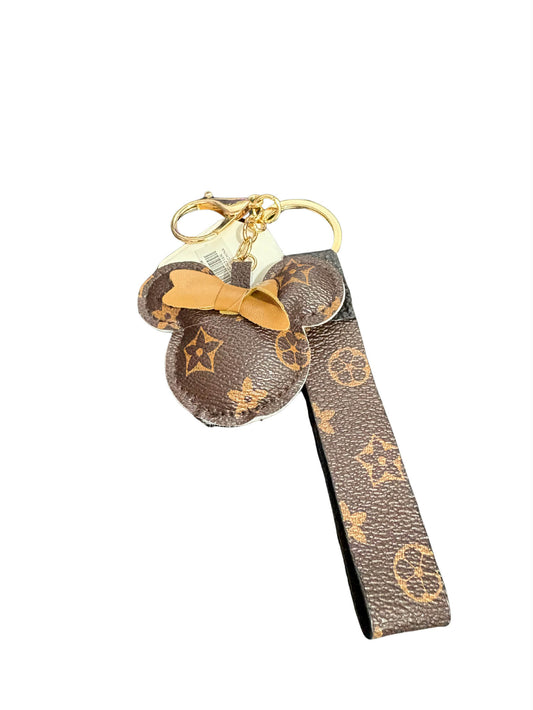 Designer-Inspired Mouse Charm Keychains (Set of 2 Styles)