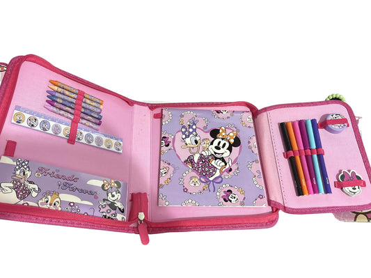Adorable Minnie-inspired foldable wallet with 3D bow detail