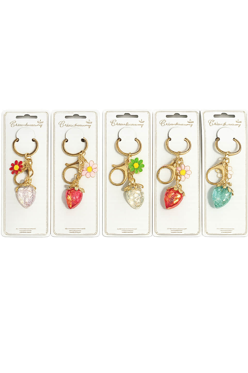 Strawberry Charm Keychain