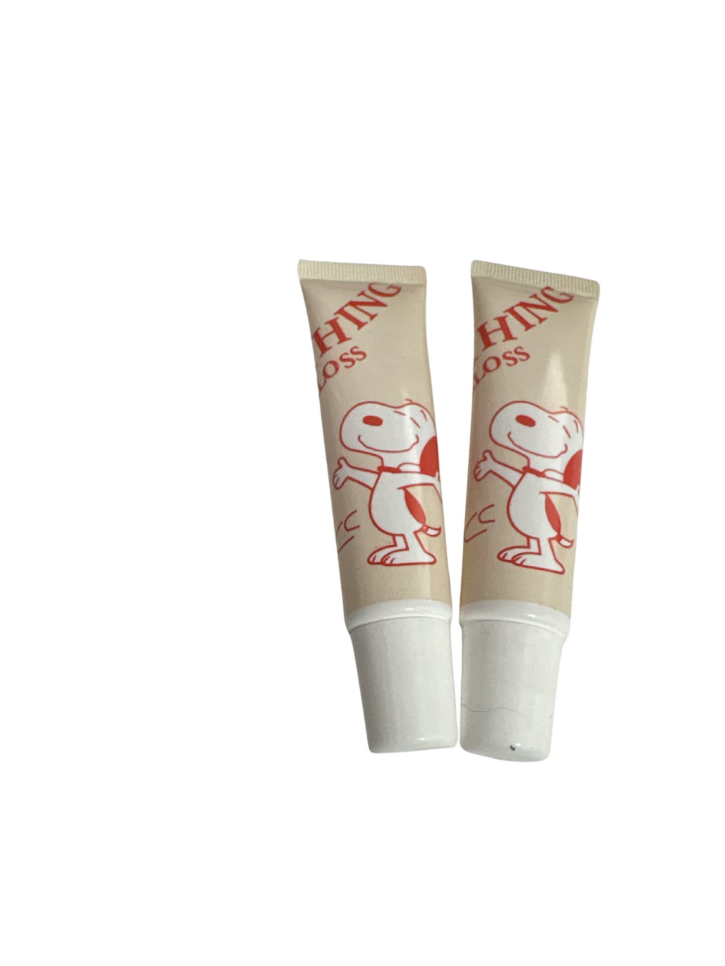 Cute smoothing lip gloss set with adorable character packaging